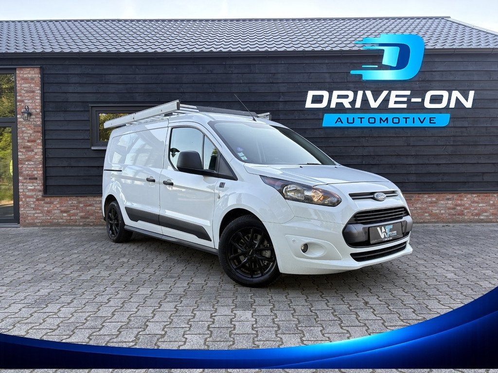 Ford Transit Connect 1.0 Ecoboost L2 - Benzine - 3 Pers - Ai, Auto's, Bestelauto's, Voorwielaandrijving, Gebruikt, Zwart, Wit