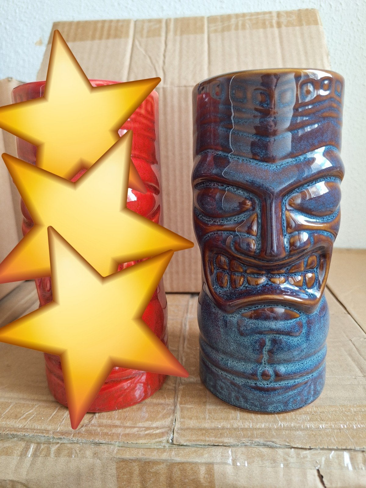Libbey Tiki mok, Tiki glas, Tiki beker, Tiki cocktail mug, Verzamelen, Glas en Borrelglaasjes, Ophalen, Nieuw