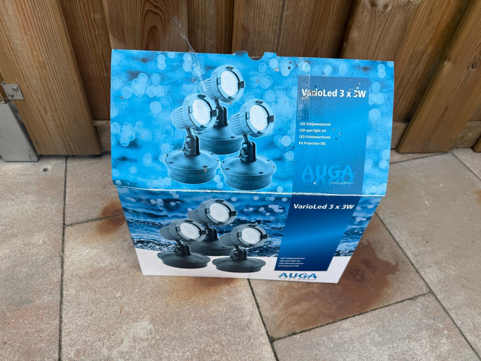 Agua VarioLed 3 x 3W vijverlampen set, Tuin en Terras, Vijver-toebehoren, Ophalen, Zo goed als nieuw, Vijververlichting