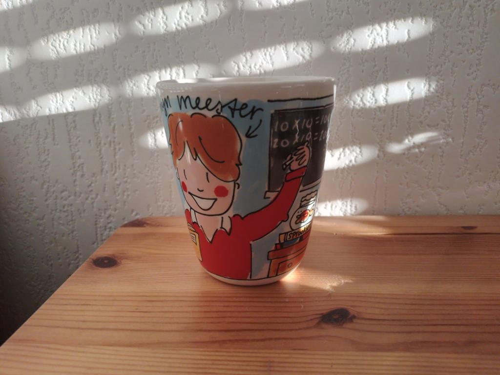 Blond Amsterdam mok Mijn Meester, Ophalen of Verzenden, Zo goed als nieuw, Aardewerk, Kop(pen) en/of Schotel(s)