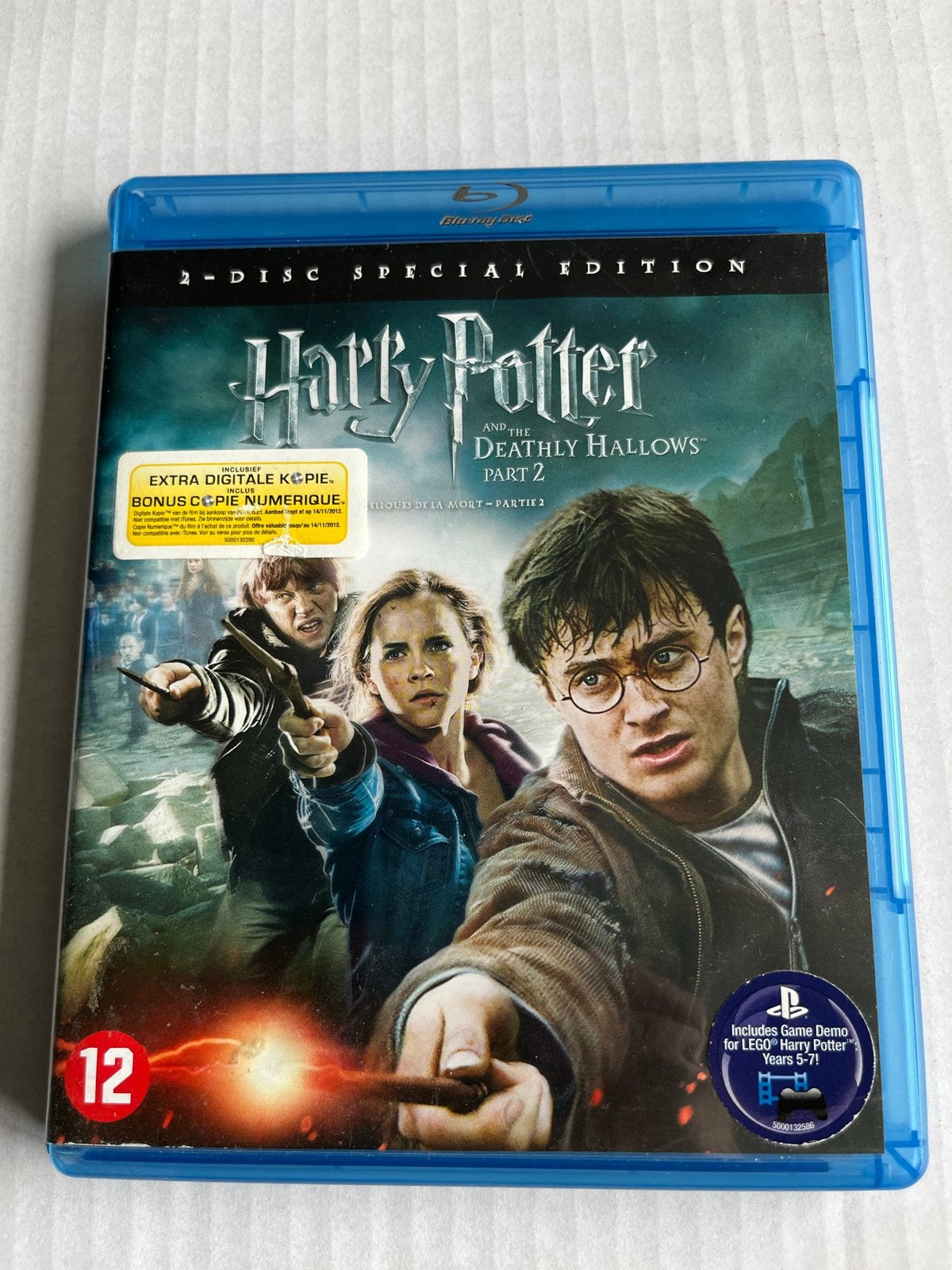 Harry Potter en de Relieken van de Dood Deel 2 Blu-ray, Cd's en Dvd's, Nederlands, Ophalen of Verzenden, Vanaf 12 jaar, Gebruikt