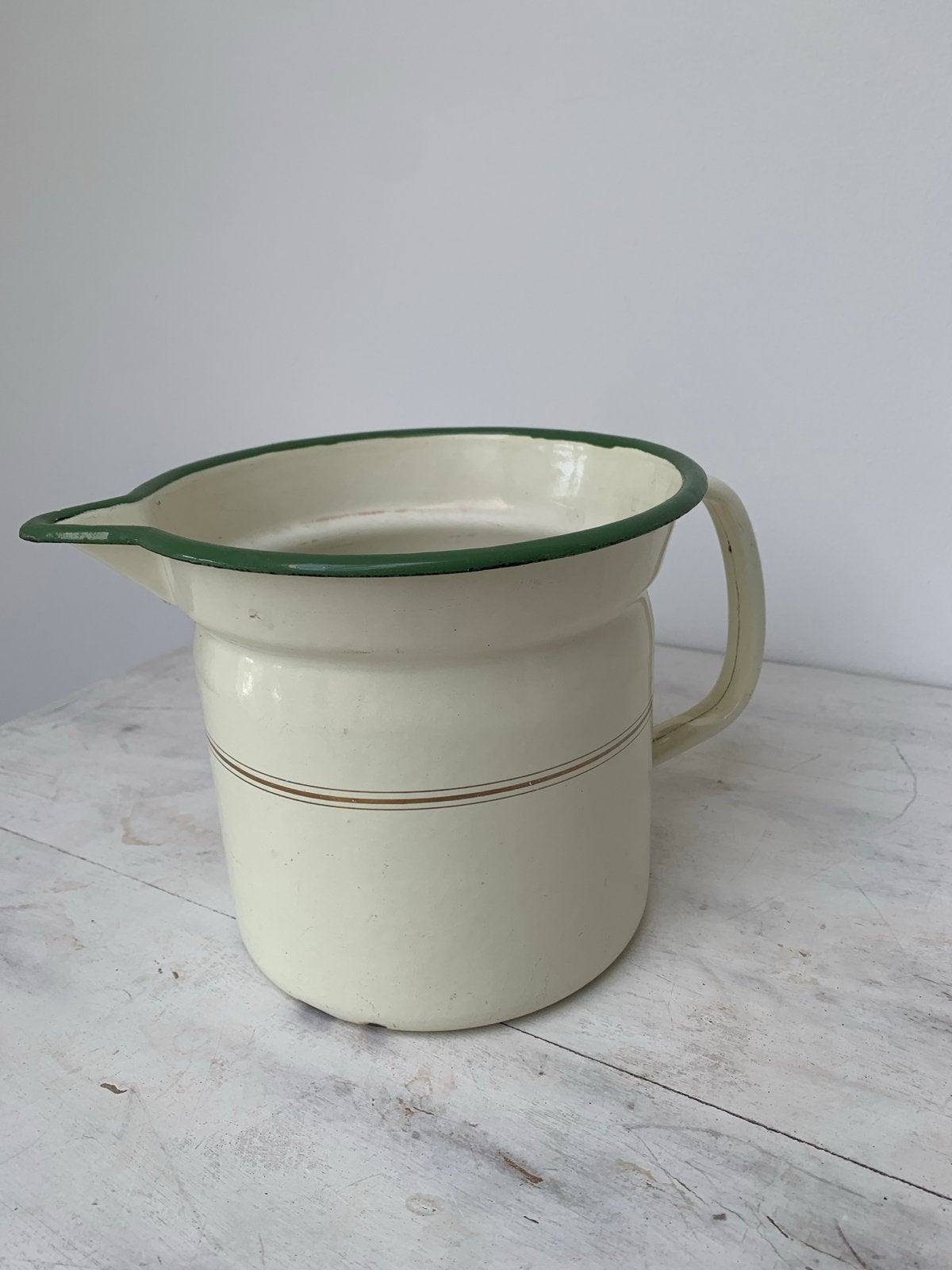 Vintage Emaille Melkkoker - Goede Staat, Ophalen of Verzenden