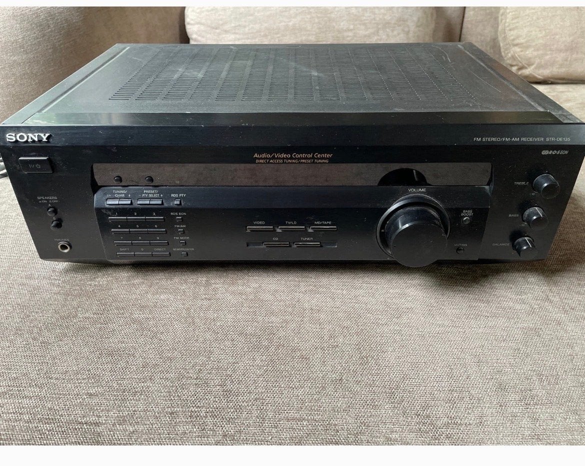 Sony STR-DE135 Receiver - 1 kanaal geen geluid, antenne los, Audio, Tv en Foto, Versterkers en Receivers, Ophalen of Verzenden