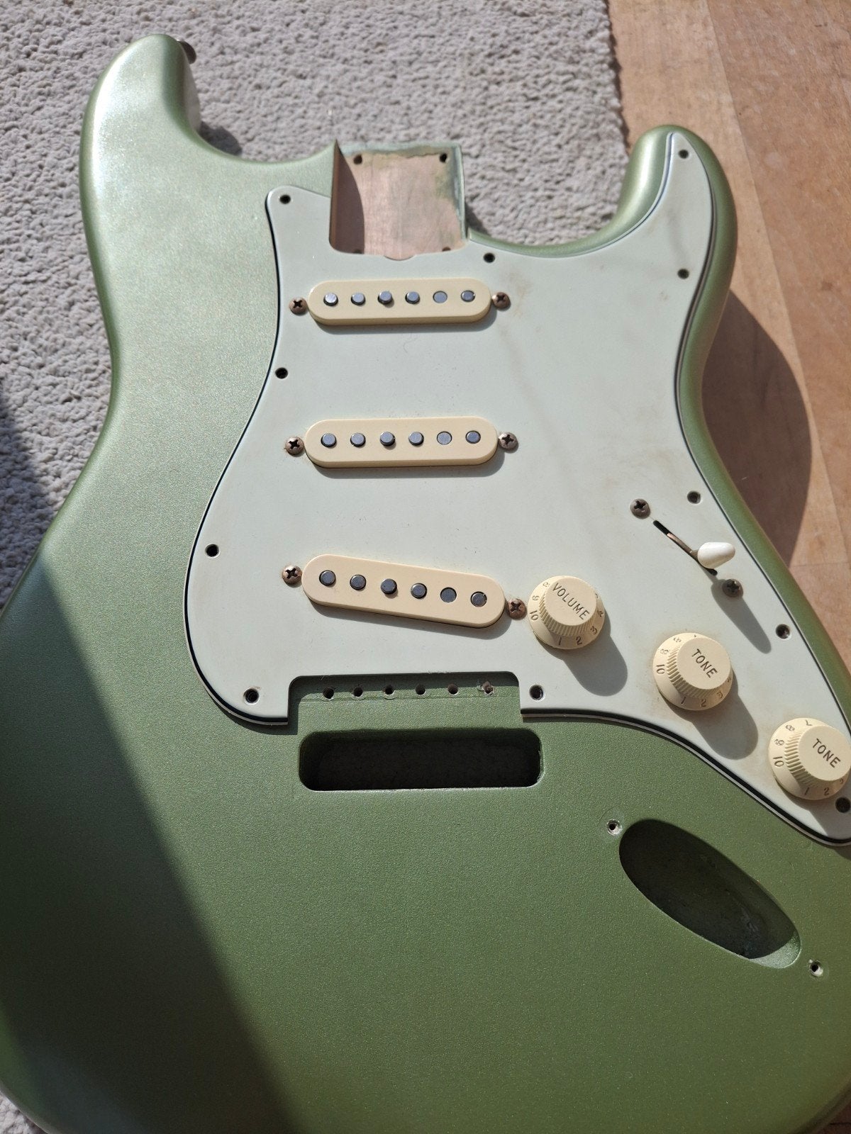 Stratocaster body in nitro finish, Ophalen of Verzenden, Gebruikt, Elektrische gitaar