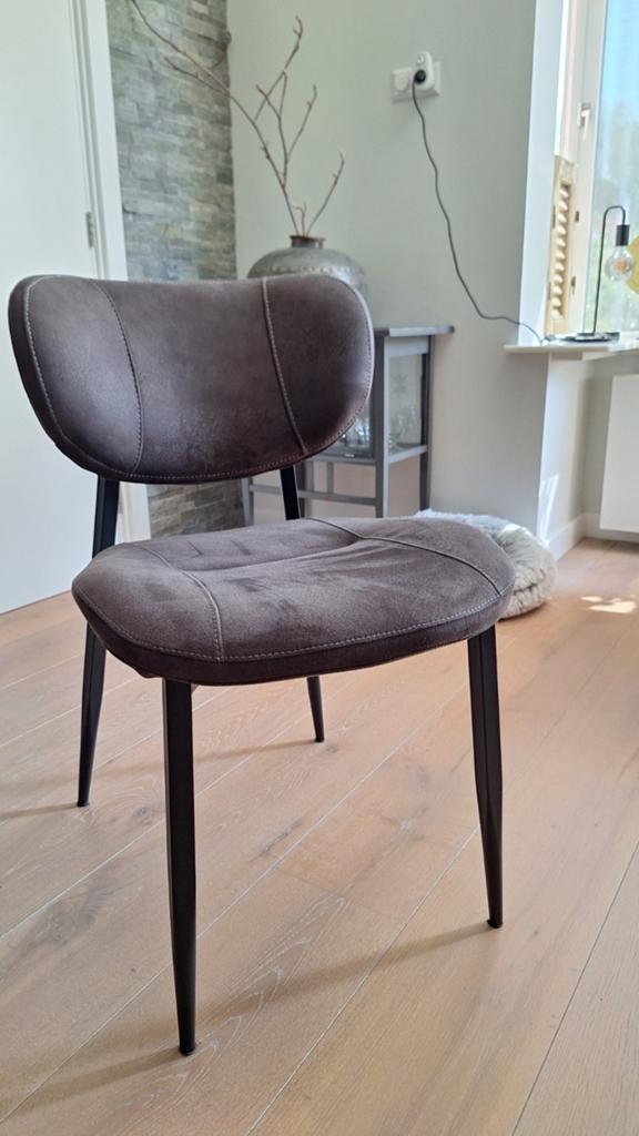Eetkamerstoel, Huis en Inrichting, Stoelen, Ophalen, Drie, Zo goed als nieuw, Stof