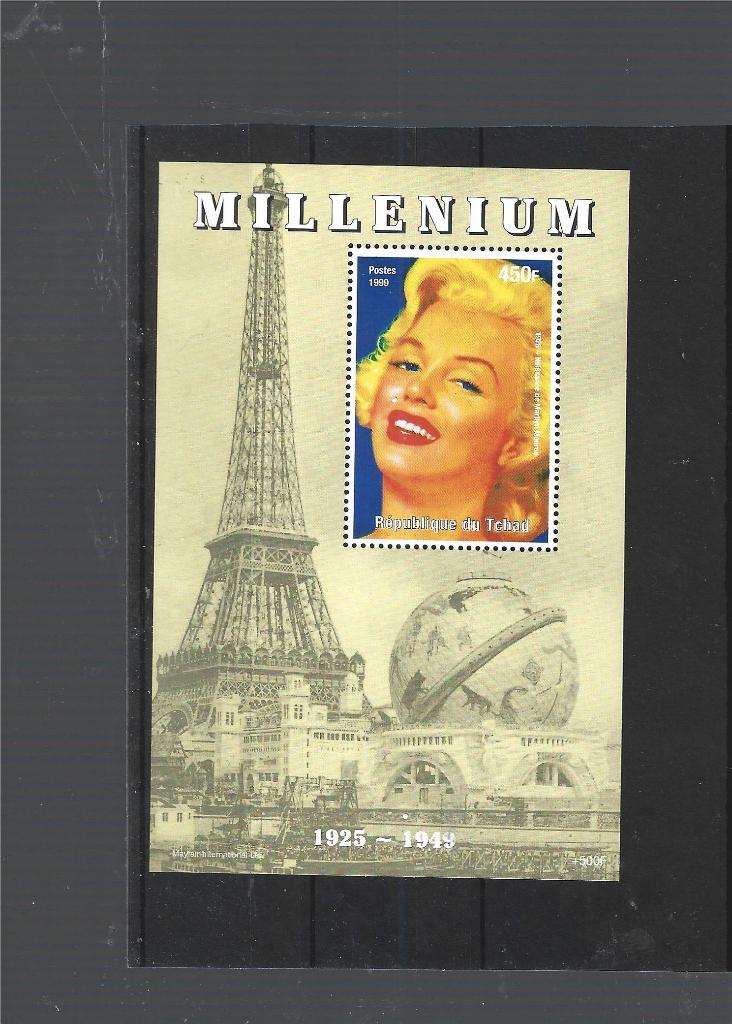 NR 239 DU TCHAD BLOK POSTFRIS, Postzegels en Munten, Ophalen of Verzenden, Postfris, Overige thema's