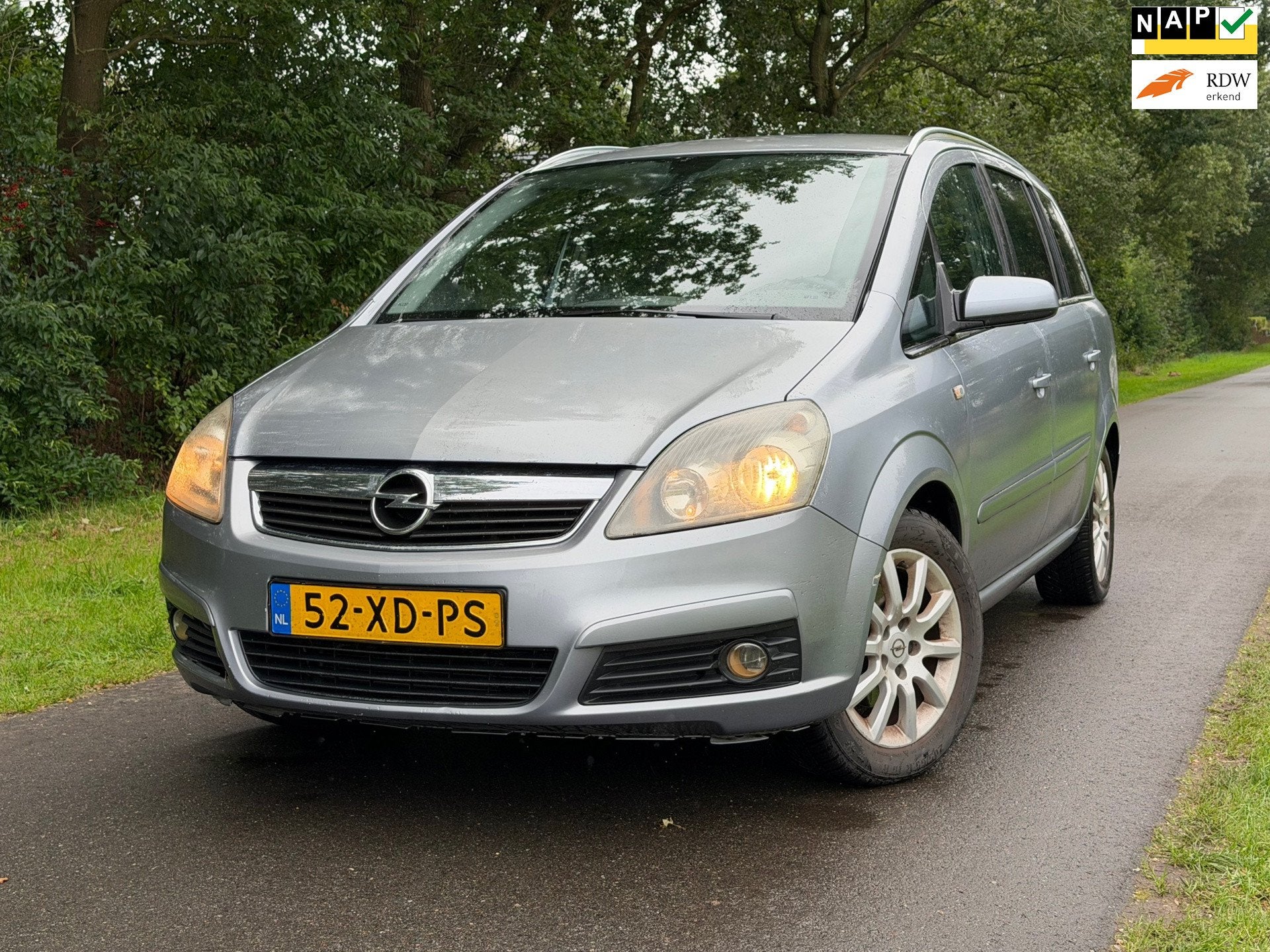 Opel Zafira 1.8 Executive | 7 Persoons + Cruise control Nu, Auto's, Automatische klimaatregeling, Stof, Gebruikt, 4 cilinders