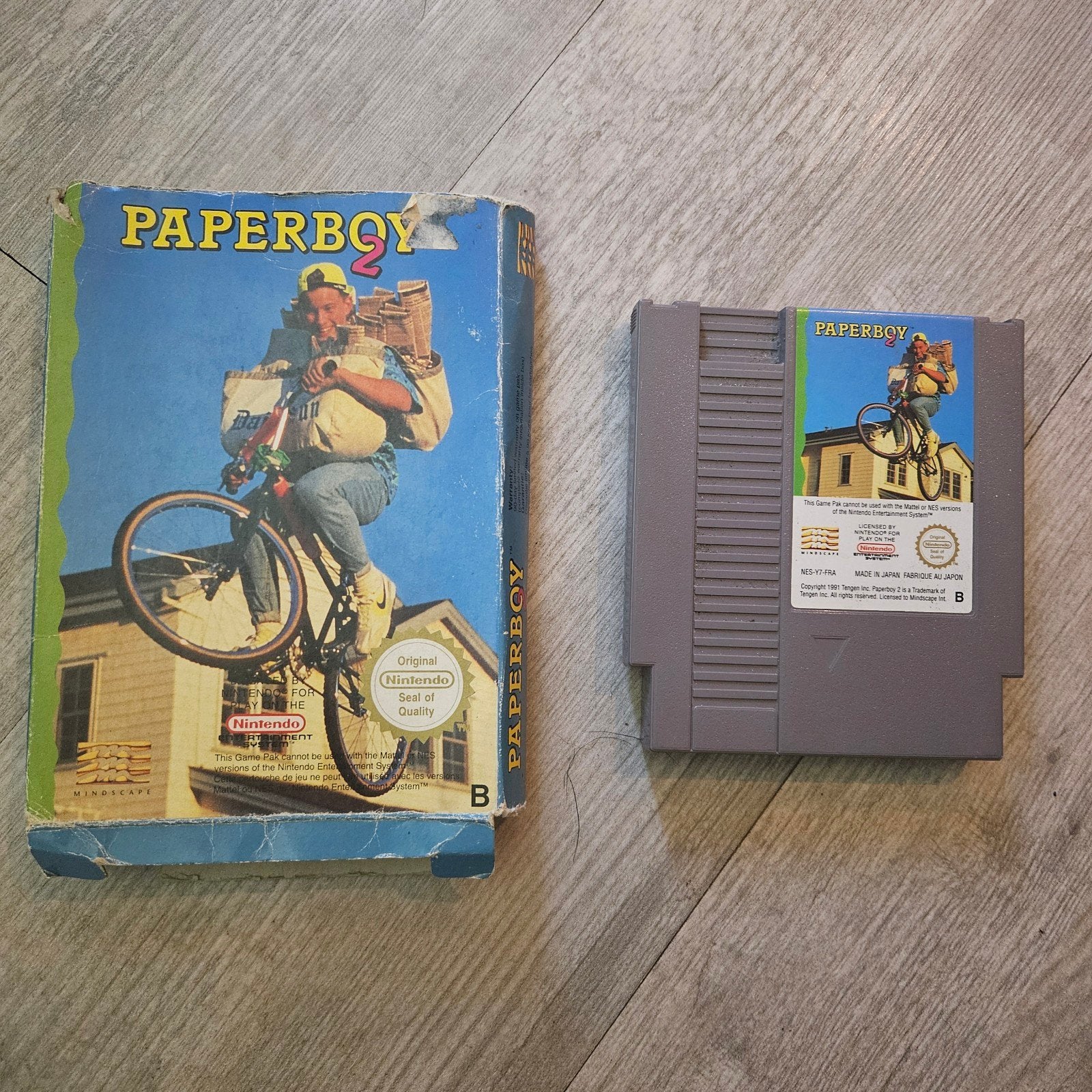 Paperboy 2 NES -  met doos, 1 speler, Ophalen of Verzenden, Gebruikt, Vanaf 3 jaar