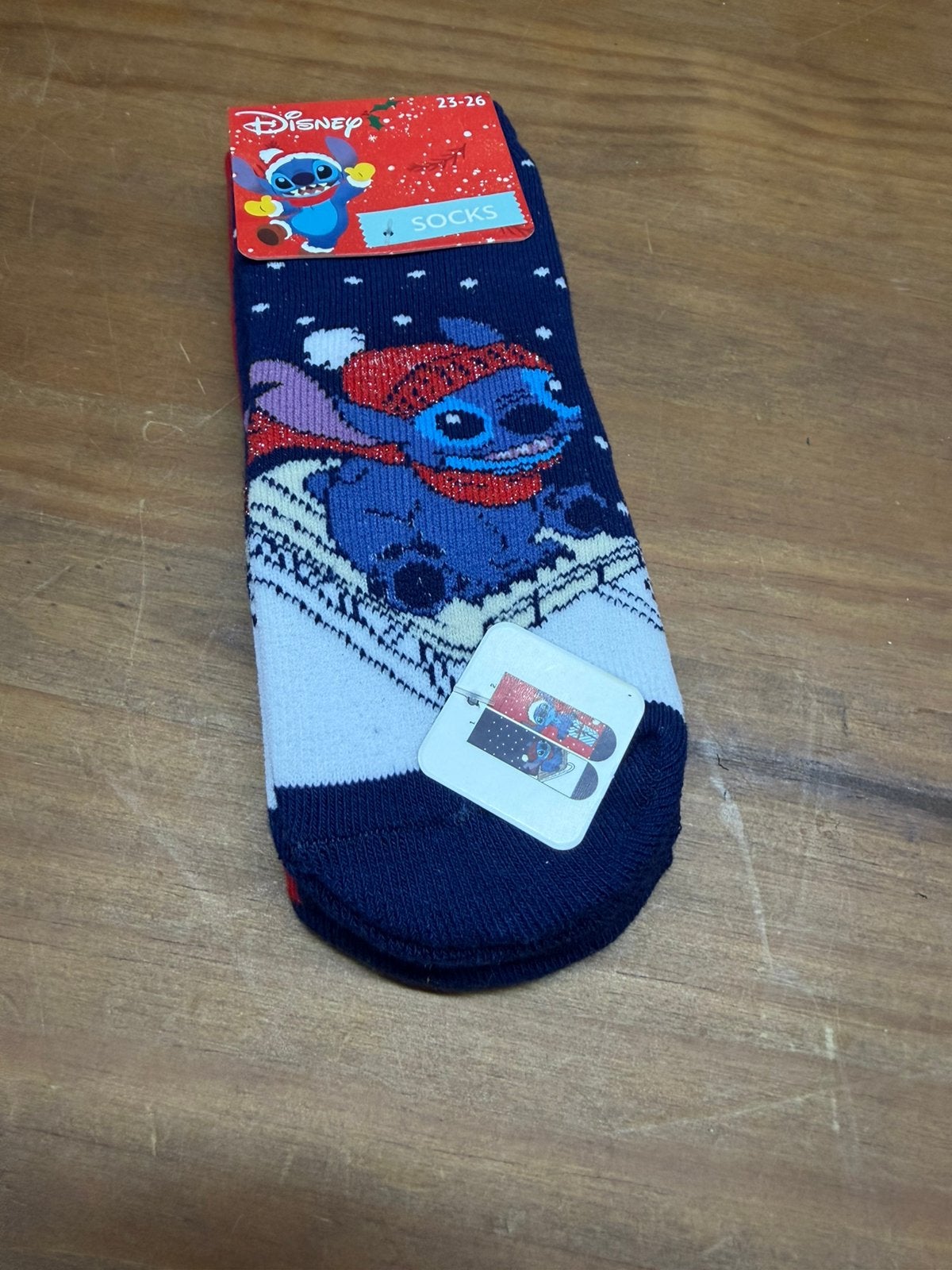 Stitch kerst sokken 23 - 26, Jongen of Meisje, Nieuw, Ophalen of Verzenden, Sokken