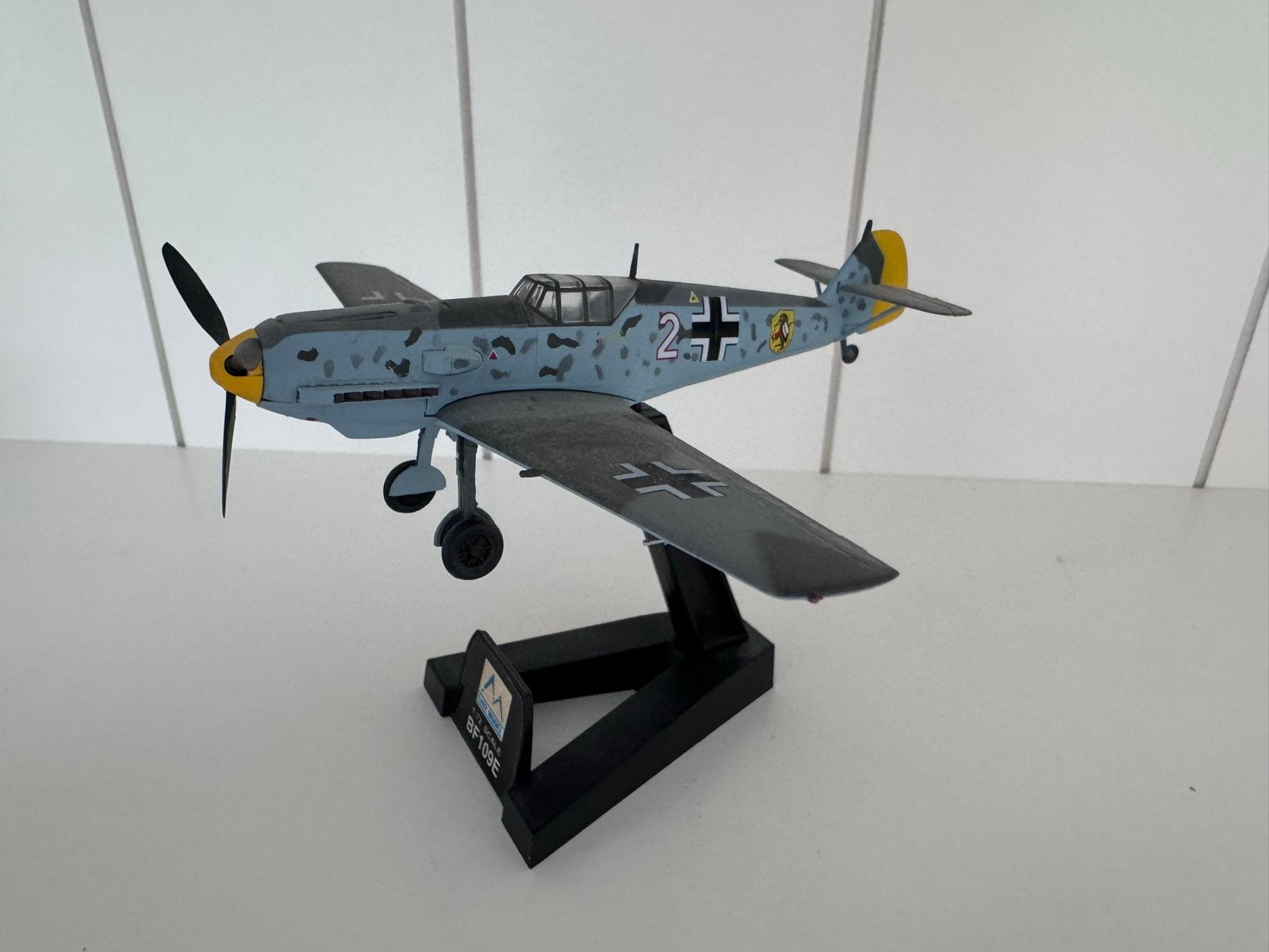 Messerschmitt Bf 109E Modelvliegtuig 1:72, Overige merken, 1:72 tot 1:144, Ophalen of Verzenden, Zo goed als nieuw