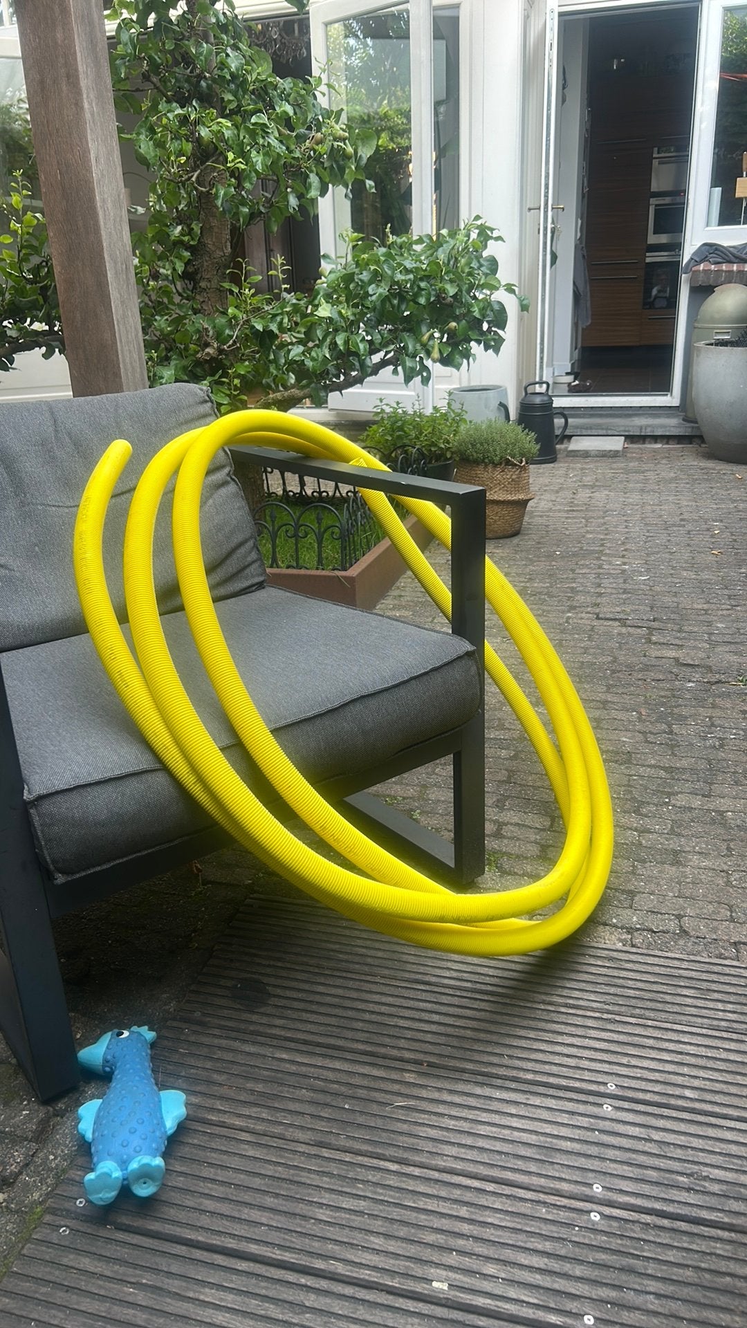 8 m1 Henco gasbuis 26 mm met mantel, Doe-het-zelf en Verbouw, Overige materialen, 6 meter of meer, Overige typen, Zo goed als nieuw