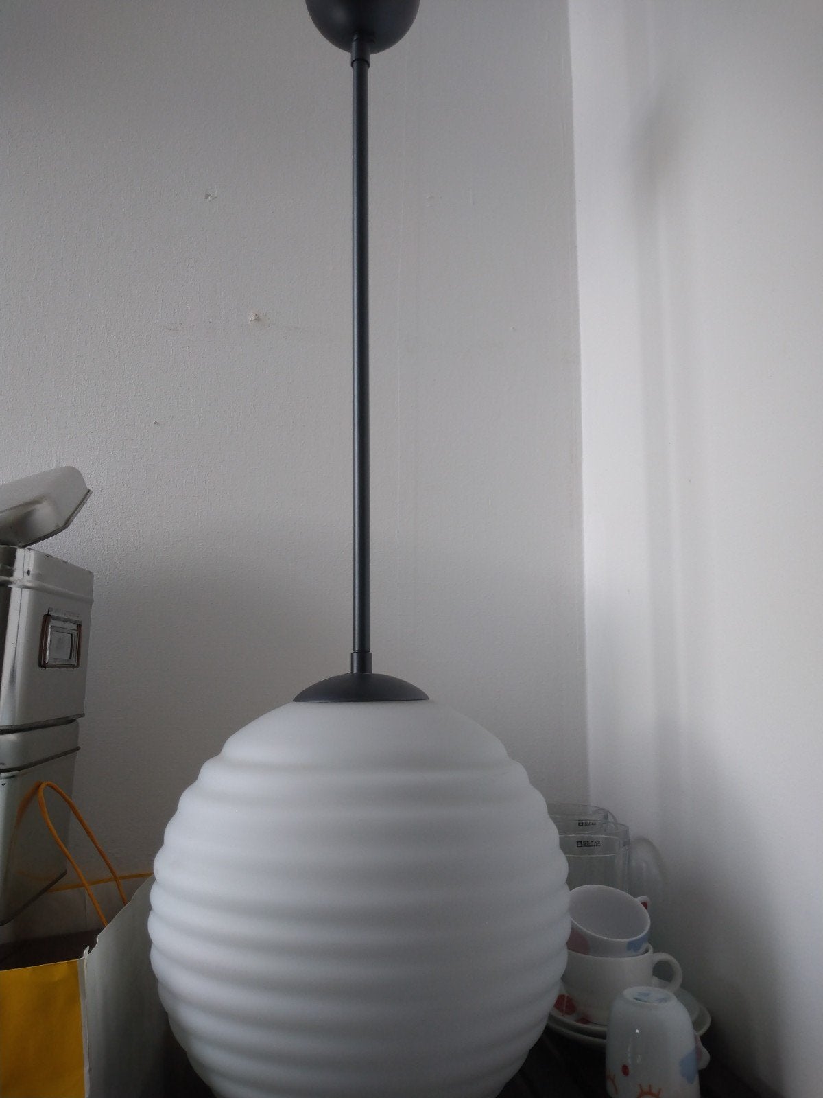 Massive hanglamp schoollamp, Huis en Inrichting, Ophalen