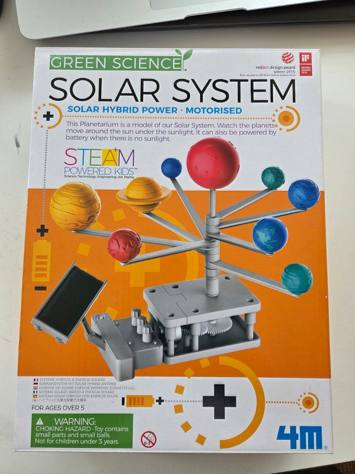 Green Science Solar System - Zonne-energie Planetarium, Ophalen of Verzenden, Zo goed als nieuw, Bouwen