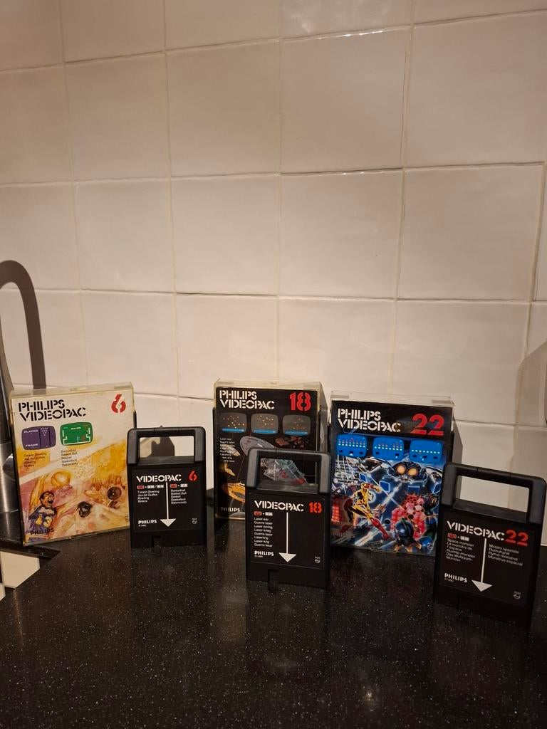 Philips Videopac Spellen - Vintage Collectie retro games, Spelcomputers en Games, 1 speler, Ophalen of Verzenden, Gebruikt, Vanaf 3 jaar