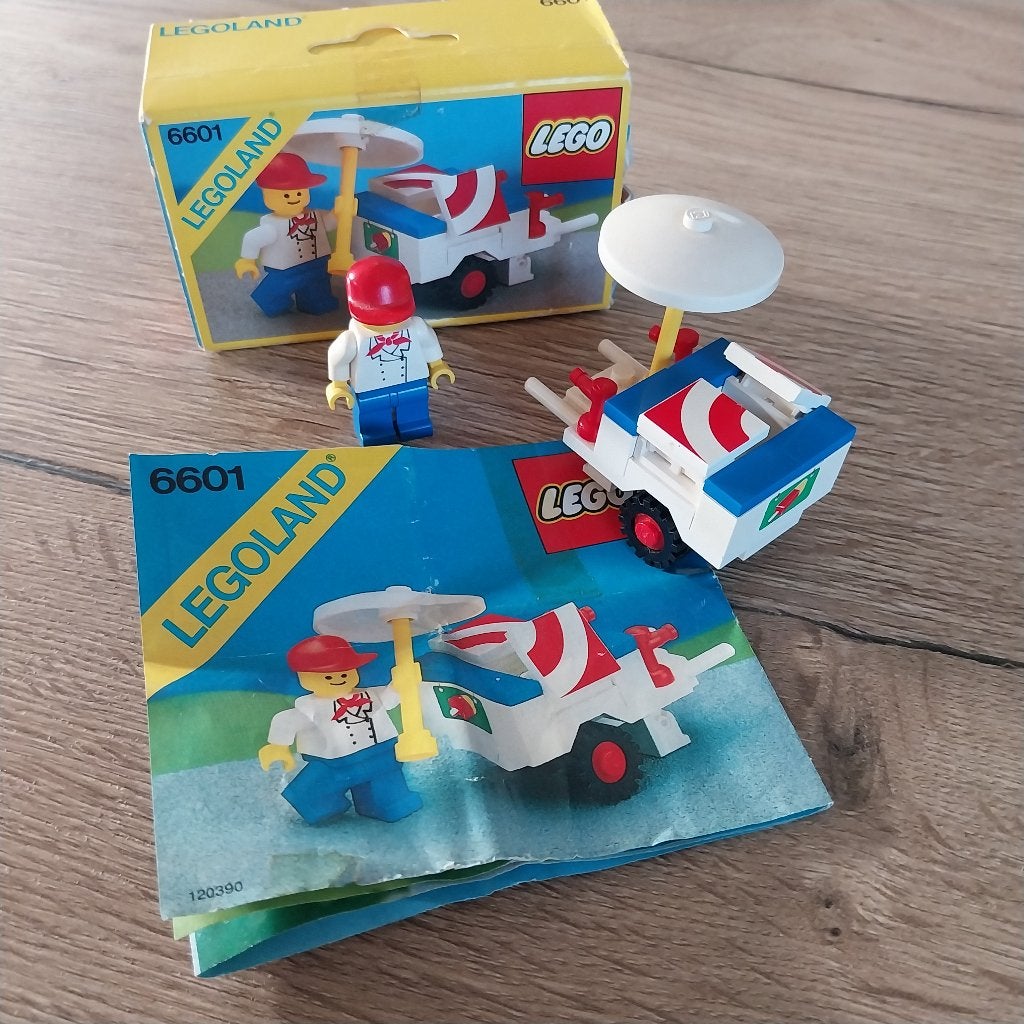 lego ice cream car 6601, Ophalen, Gebruikt, Inclusief instructies, Lego