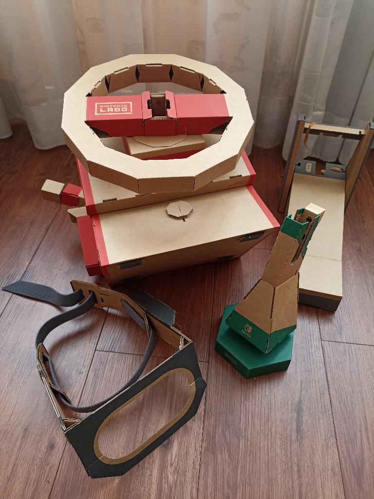 Nintendo Labo Robotpakket + Voertuigenpakket, Ophalen, Puzzel en Educatief, Gebruikt, 1 speler