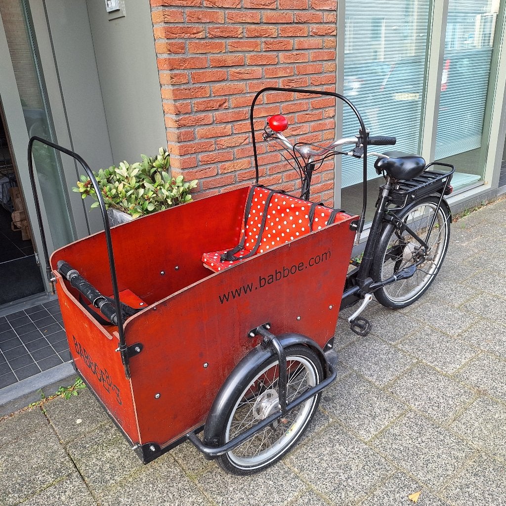 Electrische bakfiets Baboe big, 4 kinderen of meer, Gebruikt, Elektrisch, Schijfrem
