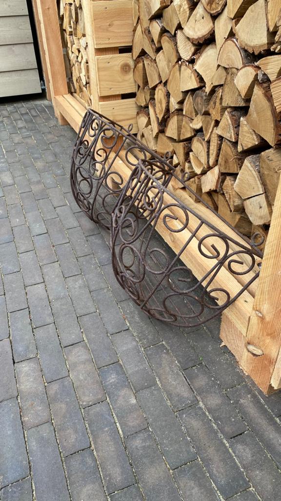 Plantenbakken/ hooi ruif, Tuin en Terras, Bloembakken en Plantenbakken, Ophalen of Verzenden, Rond, Kunststof, Minder dan 30 cm