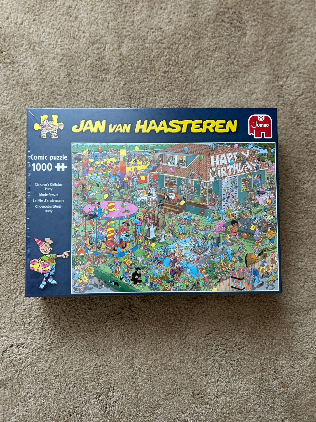 Jan van Haasteren - kinderfeestje nieuw, Hobby en Vrije tijd, Denksport en Puzzels, Ophalen of Verzenden, 500 t/m 1500 stukjes