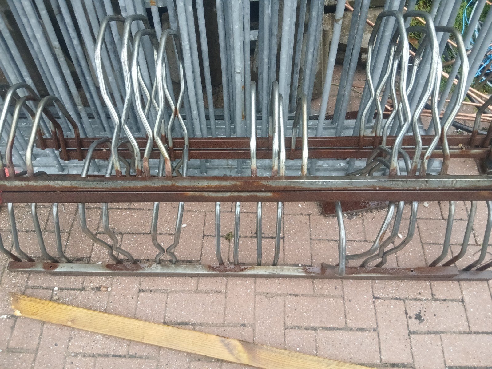 4 fietsenrekken voor zacht prijsje, Ophalen of Verzenden, Gebruikt