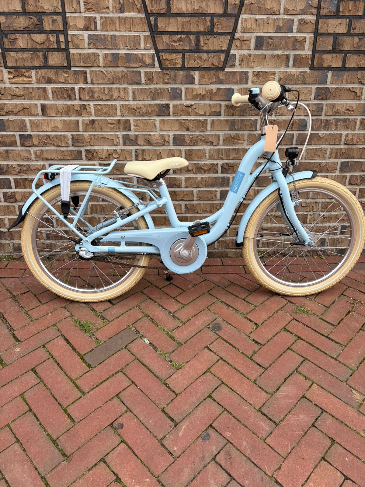Puky Skyrider 20 inch meisjesfiets retro groen  retro blauw, Ophalen, 20 inch of meer, Velgrem, Puky
