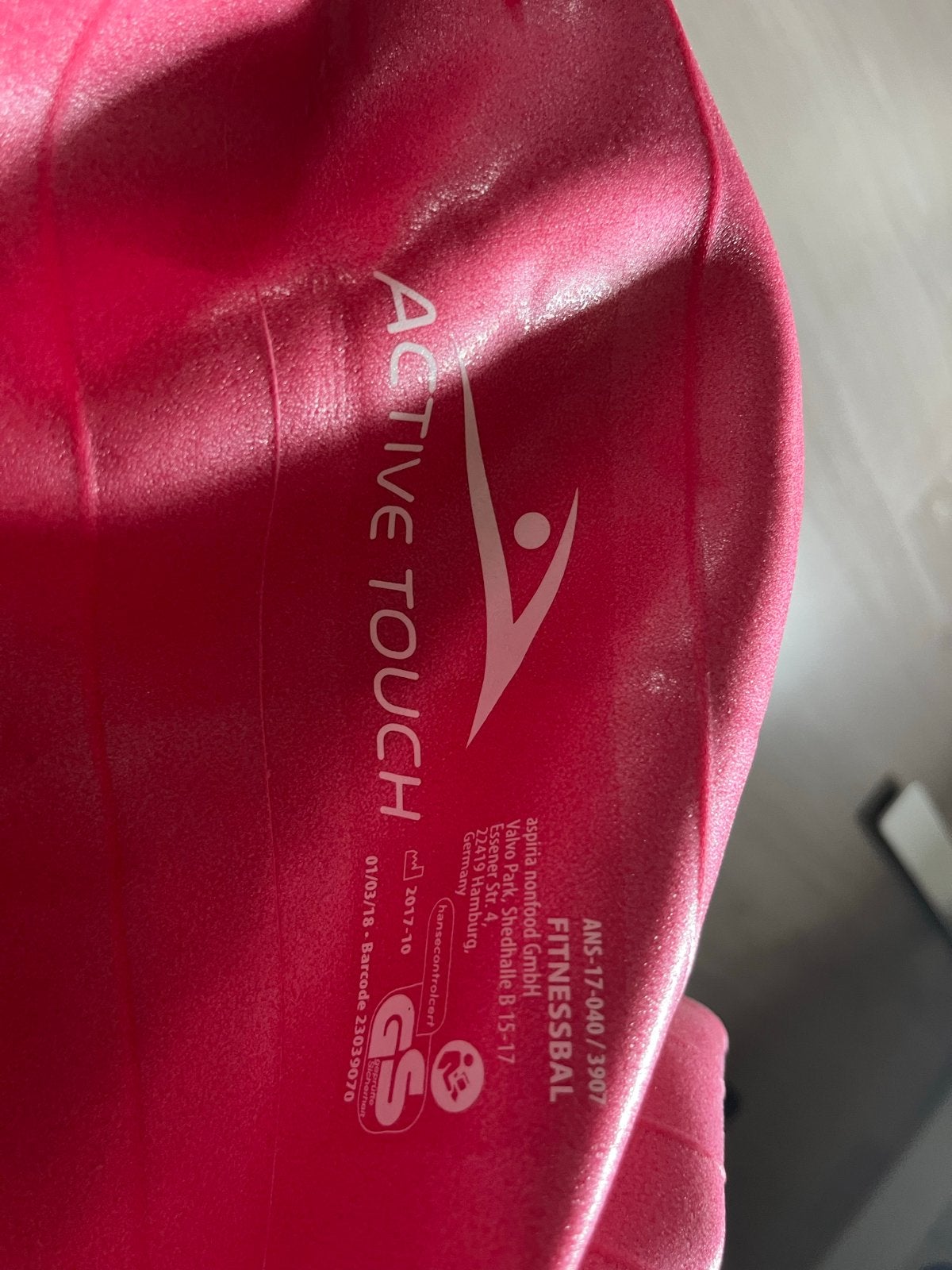 Fitnessbal / beval bal (65 cm), Sport en Fitness, Fitnessmaterialen, Ophalen, Gebruikt, Buik, Fitnessbal