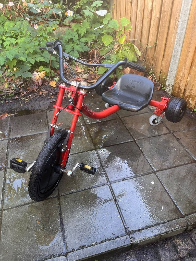 Zelfgemaakte drifttrike, Fietsen en Brommers, Ophalen, Gebruikt, Velgrem, Choppa