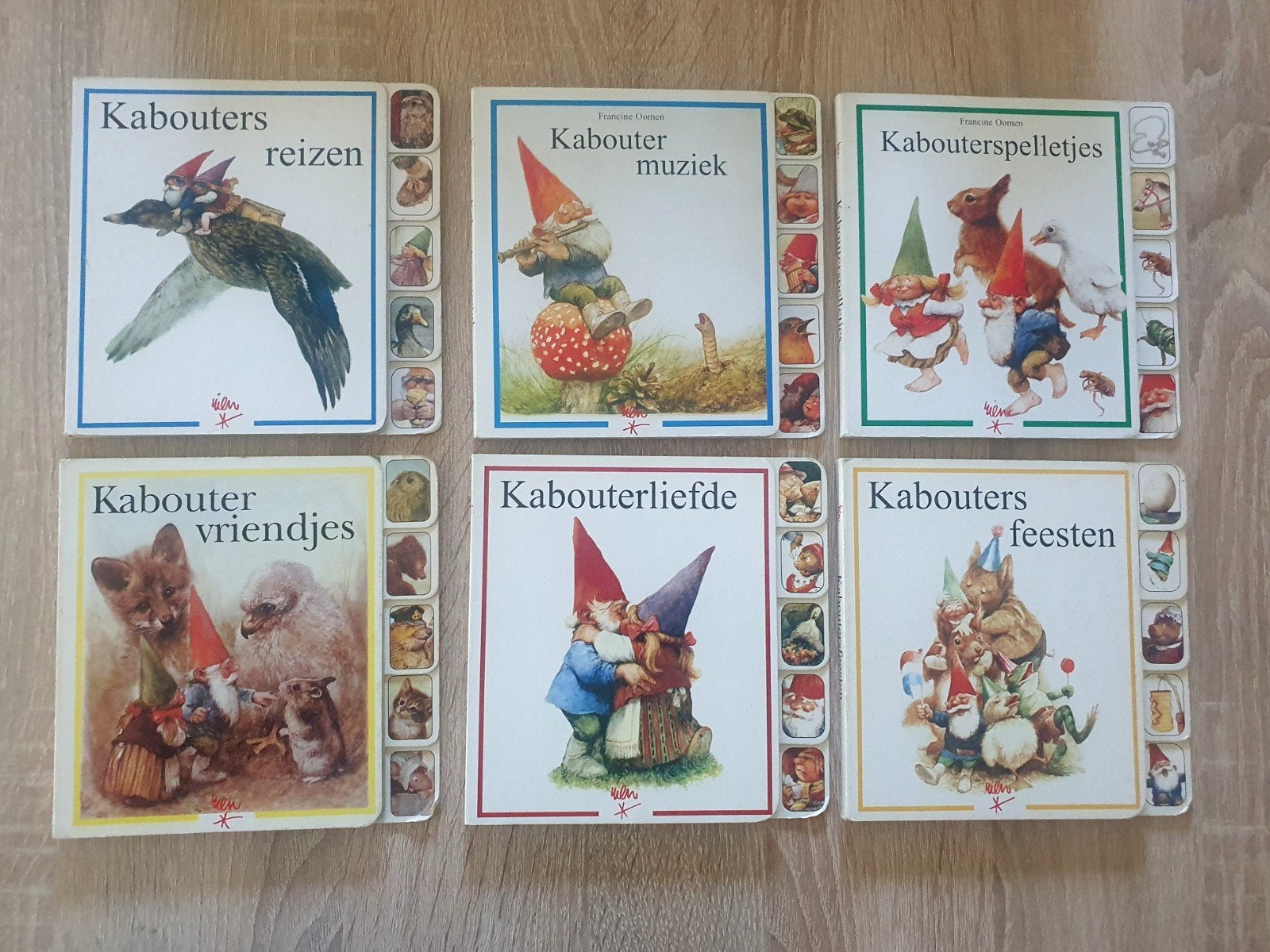 Kabouterboekjes Rien Poortvliet  - 6 delen, Gelezen, Fictie algemeen, Rien Poortvliet, Jongen of Meisje