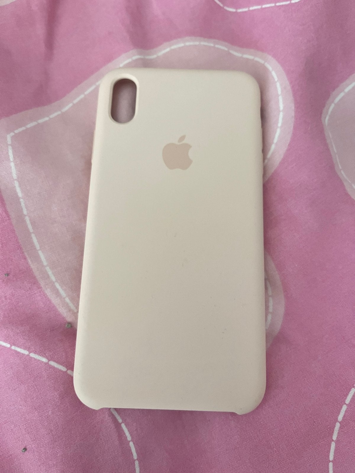 Origineel Apple Siliconen Hoesje voor iPhone XS - Roze, Telecommunicatie, Gebruikt, Ophalen of Verzenden, Roze, Hoesje of Tasje