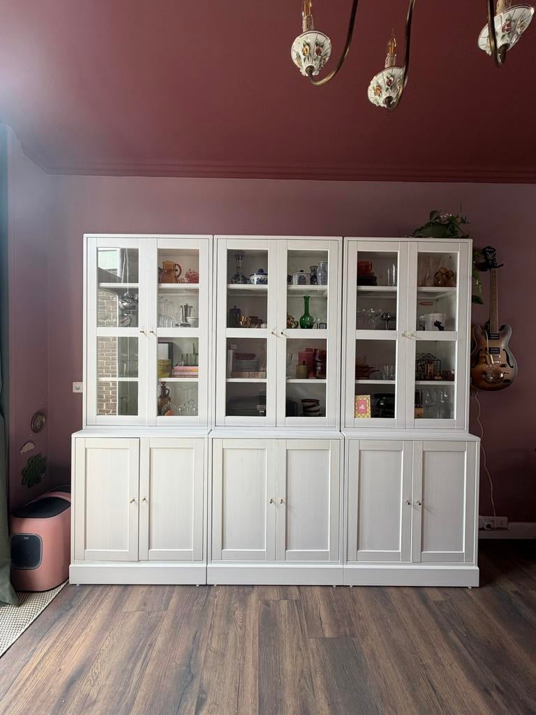 Kastenwand wit 244x210 cm, Huis en Inrichting, Kasten | Overige, Ophalen, Zo goed als nieuw