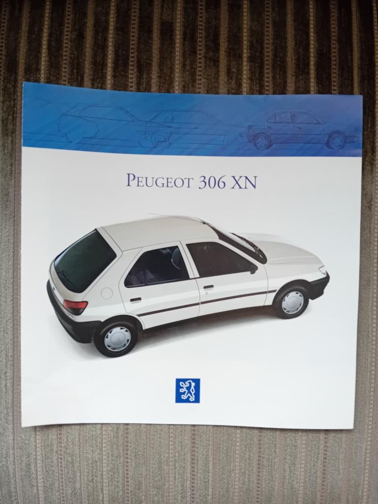 Foldertje - Peugeot 306 XN, Ophalen of Verzenden, Zo goed als nieuw, Peugeot