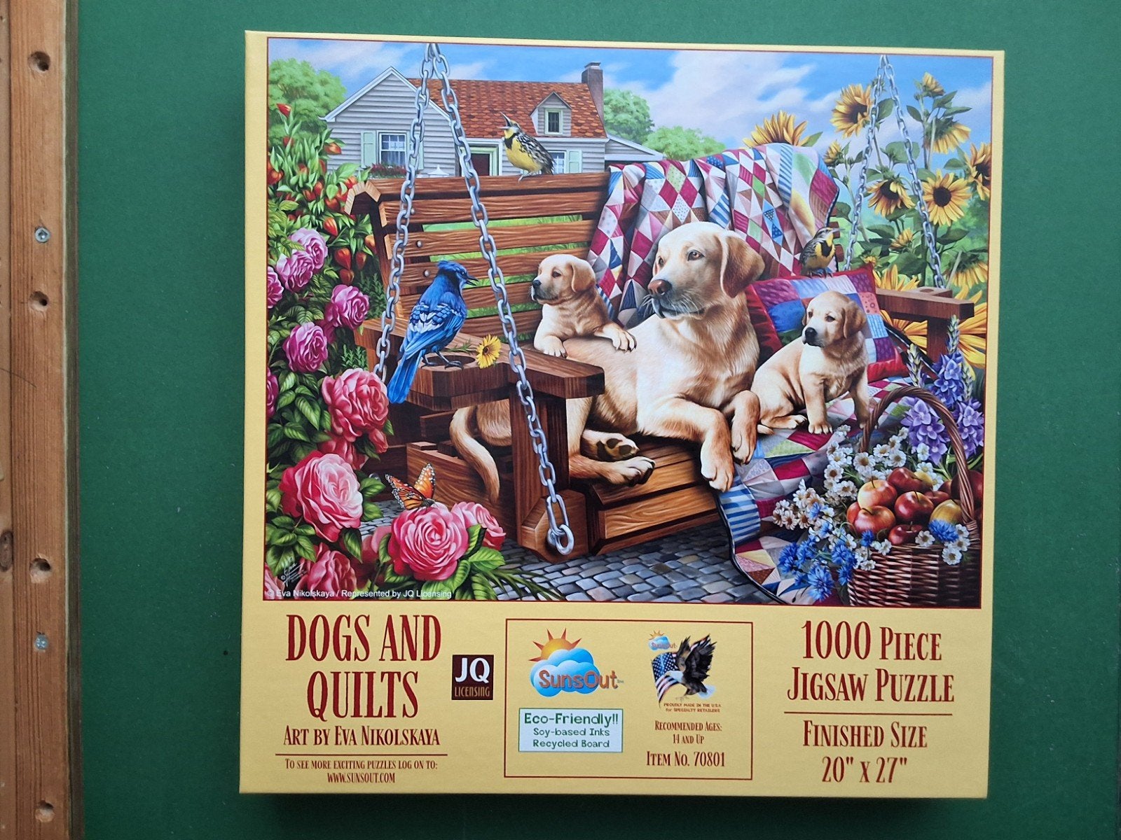 SunsOut puzzel  (  merk JIGSAW ), Hobby en Vrije tijd, Ophalen of Verzenden, 500 t/m 1500 stukjes, Zo goed als nieuw, Legpuzzel