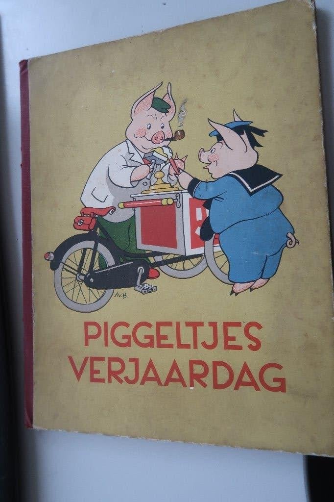 Piggeltjes verjaardag-1950,kompas den Haag,Harmsen van Beek, Gelezen, Fictie algemeen, Ophalen of Verzenden, Harmsen van Beek