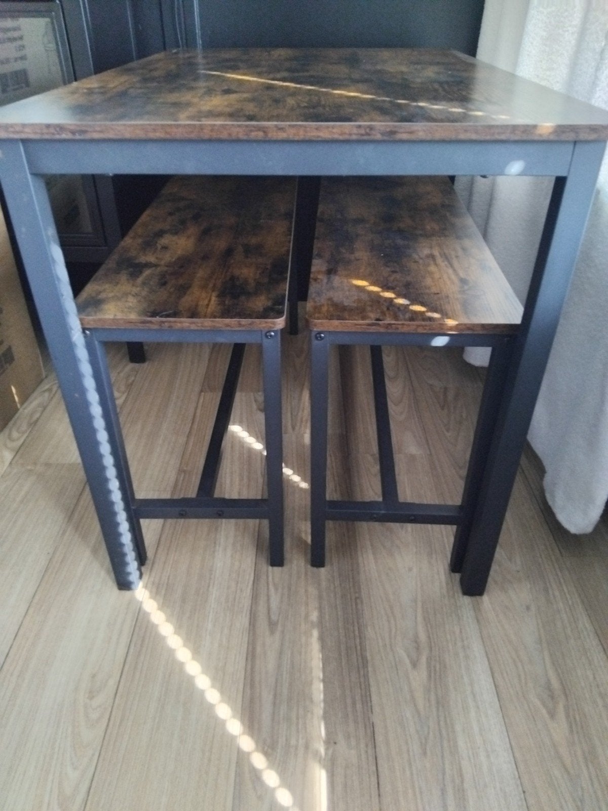 tafel met 2 bankjes, Ophalen, Rechthoekig, 50 tot 100 cm