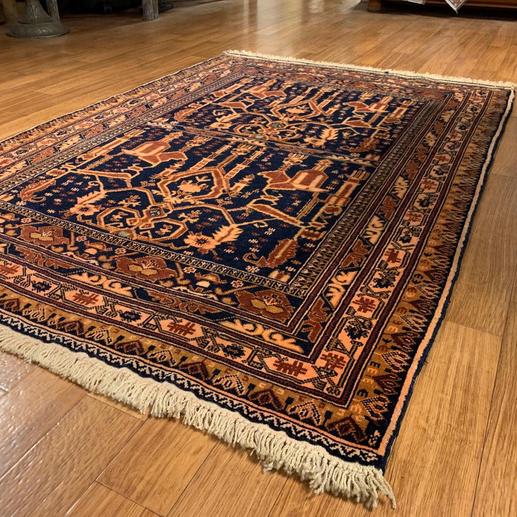Trendy Origineel Perzisch tapijt Beluch 150 x 100 vloerkleed