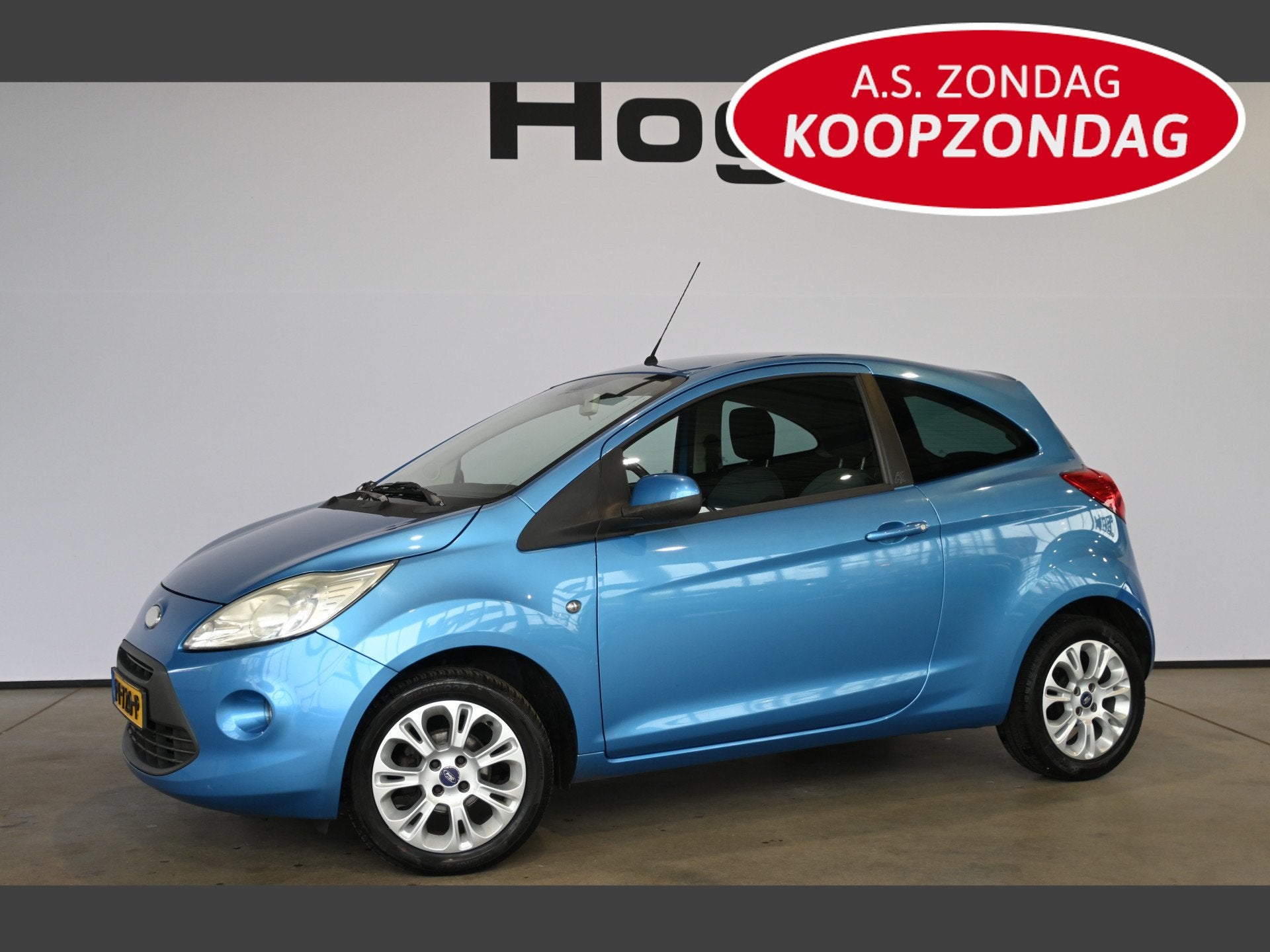 Ford Ka 1.2 Trend Airco Elektrisch Pakket! Goed Onderhouden!, Auto's, Voorwielaandrijving, Stof, Gebruikt, 4 cilinders