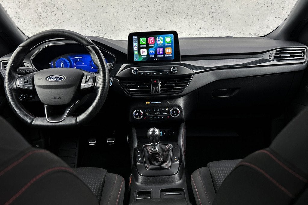 Ford FOCUS Wagon 1.0 EcoBoost Hybrid ST Line X Business | Ca, Auto's, Ford, Stof, Gebruikt, Wit, Hybride Elektrisch/Benzine