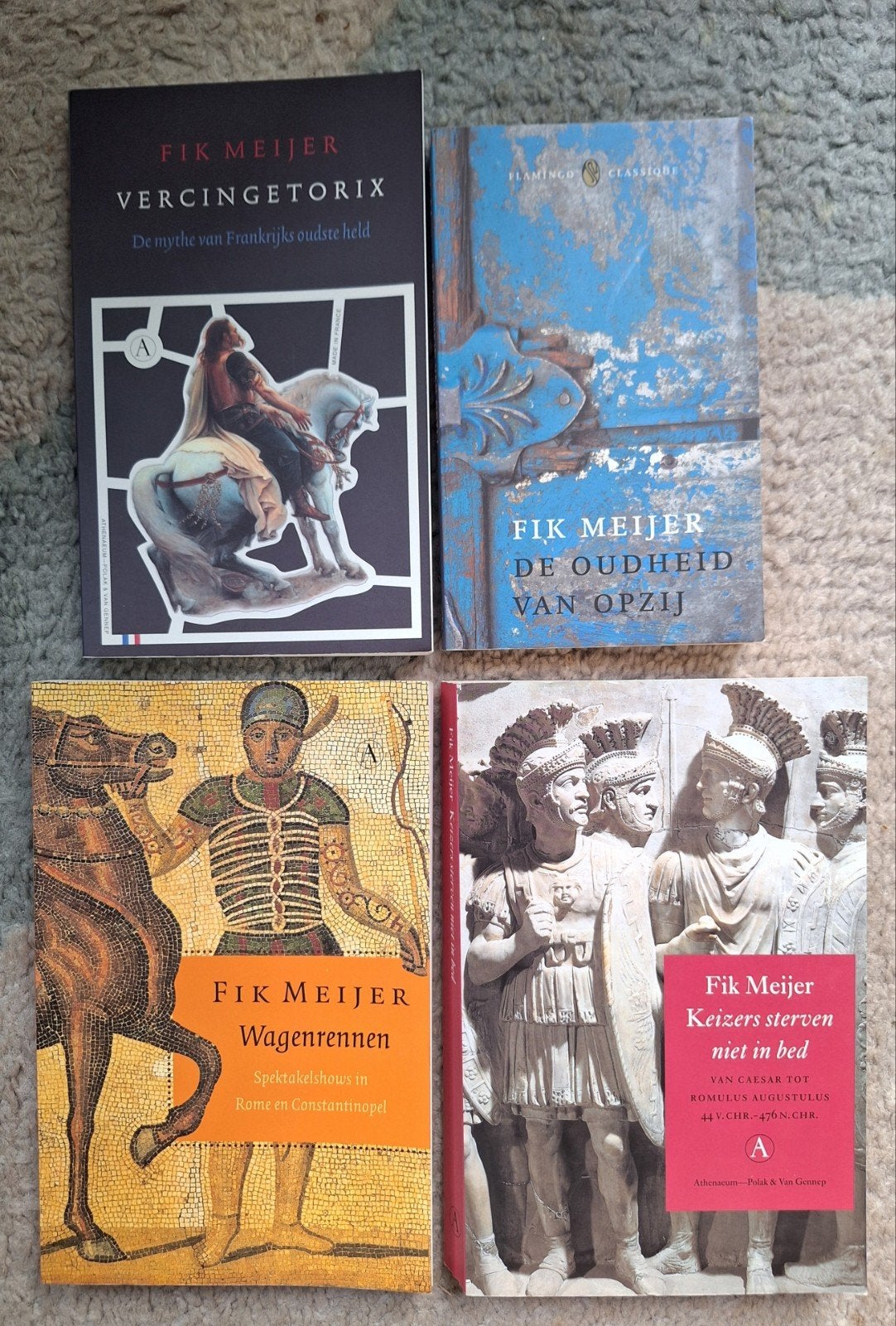 4x Fik Meijer Boeken: Oudheid,Keizers, Vercing, Ophalen of Verzenden, 20e eeuw of later, Gelezen, Fik Meijer