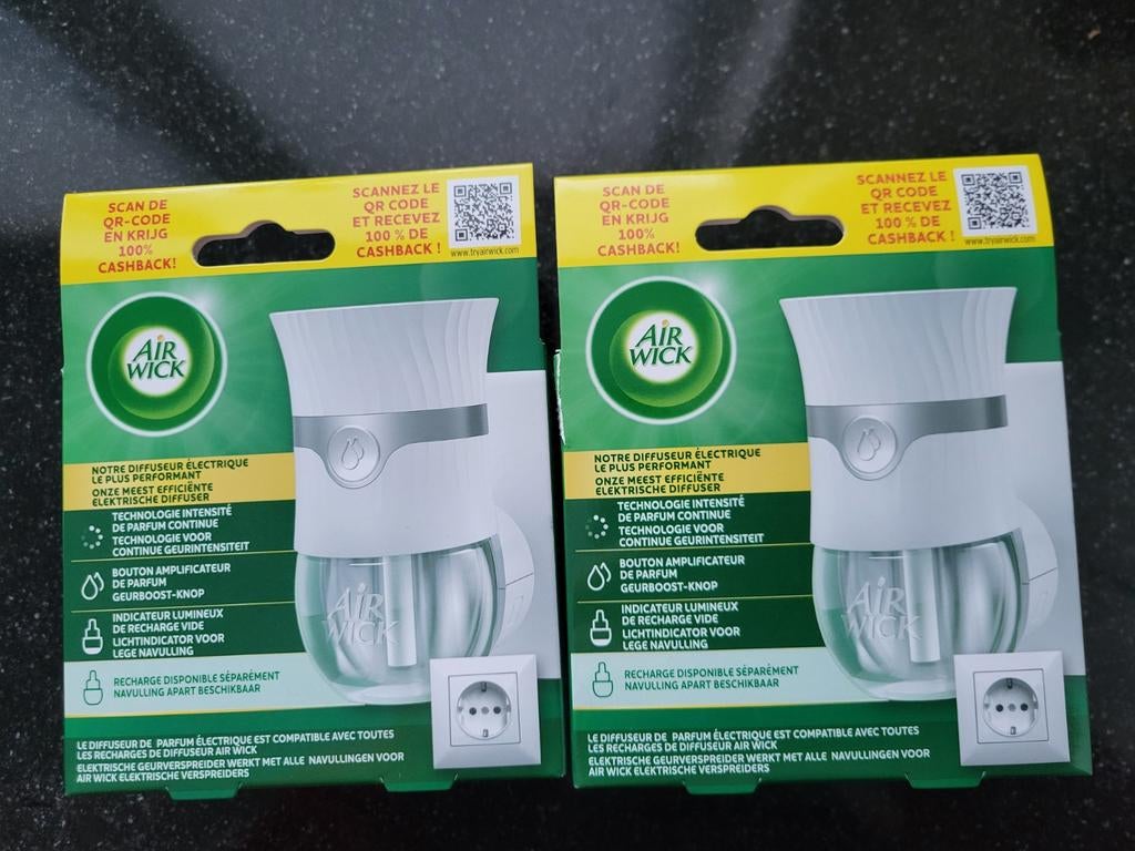 2x Airwick electrische diffusers, Ophalen of Verzenden