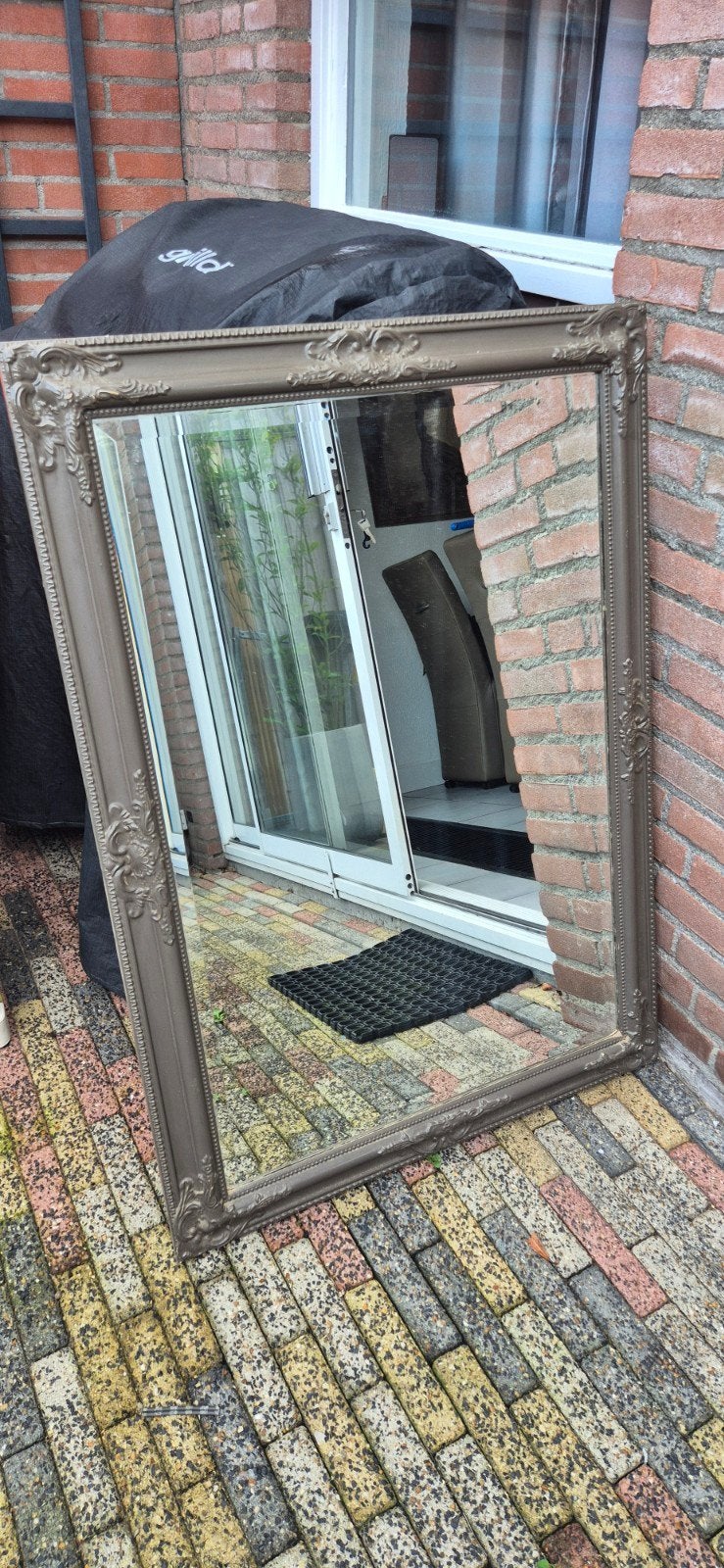 Spiegel facet geslepen, Ophalen, Gebruikt, 100 tot 150 cm, 75 tot 100 cm