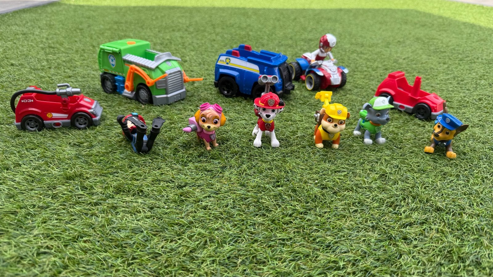 Paw Patrol Speelgoed Set - Voertuigen en Figuren, Ophalen of Verzenden, Gebruikt, Jongen of Meisje