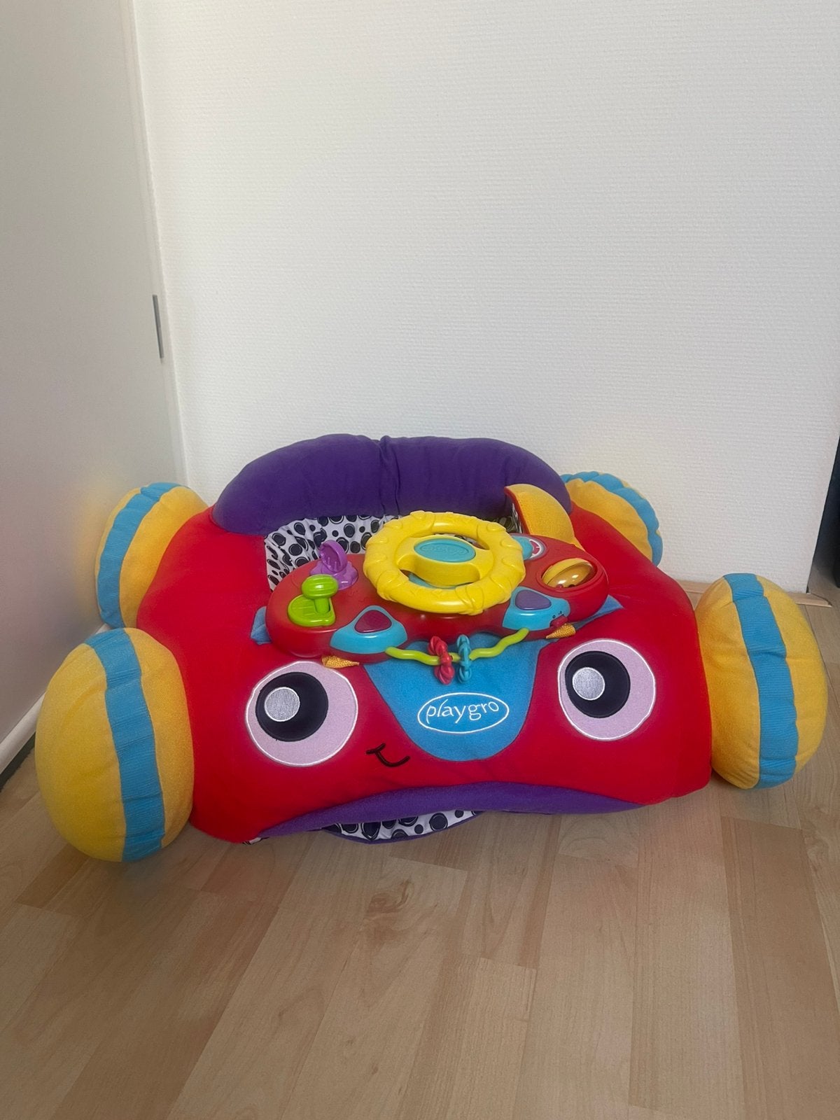Playgro comfy car zitkussen - activiteitenkussen, Kinderen en Baby's, Ophalen, Zo goed als nieuw, Overige typen
