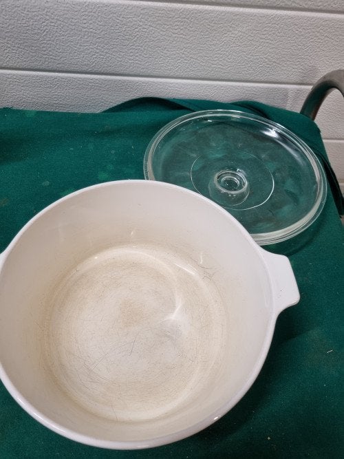 bakschaal corning ware vintage gebruikt, Huis en Inrichting, Ophalen of Verzenden, 'T Olde Gre-j, Info@toldegrej.nl, Endepoelstraat 20f Didam
