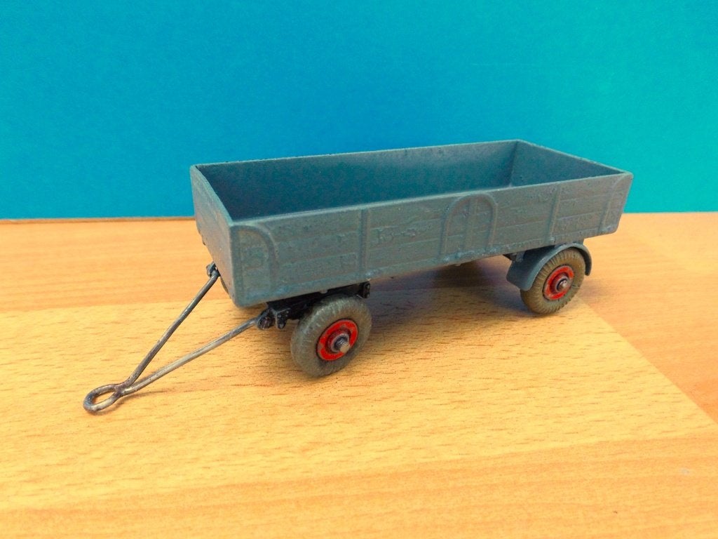 Dinky Toys # 428 grijze aanhangwagen, Ophalen of Verzenden, Gebruikt, Bus of Vrachtwagen, Dinky Toys
