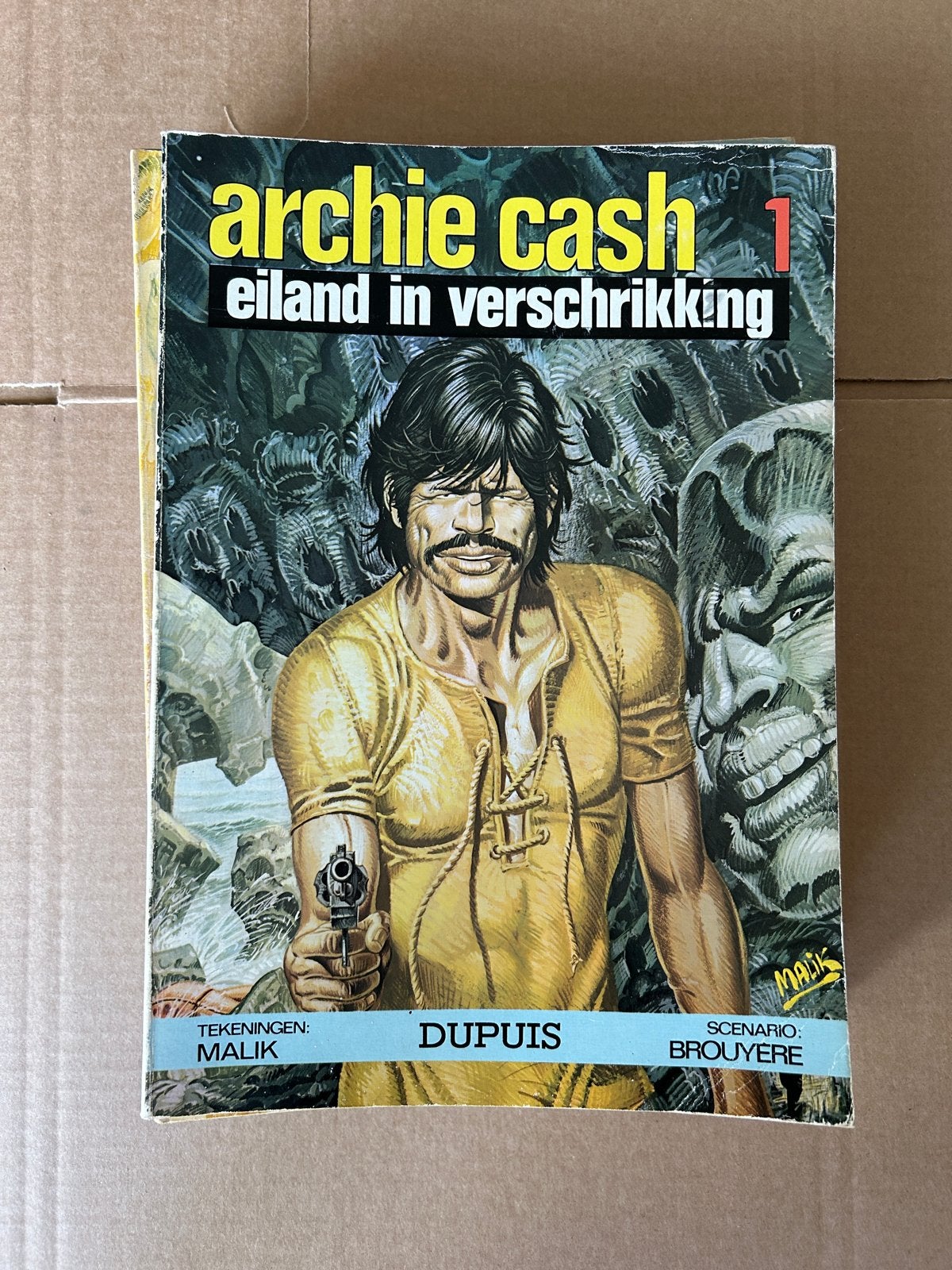 Archie Cash stripboeken - Complete serie 1-15 - Dupuis, Boeken, Complete serie of reeks, Ophalen of Verzenden, Gelezen