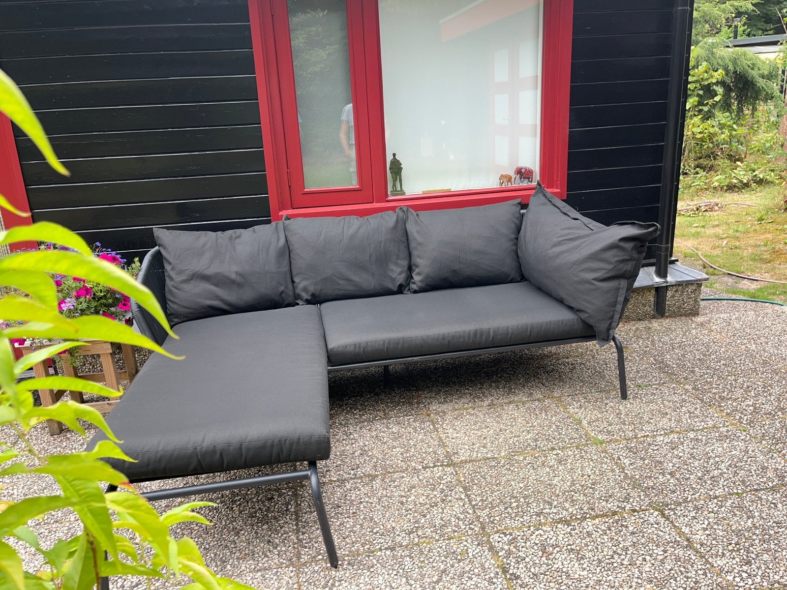 Chaise Longue Loungeset, Tuin en Terras, Tuinsets en Loungesets, Ophalen, Overige materialen, 3 zitplaatsen, Zo goed als nieuw