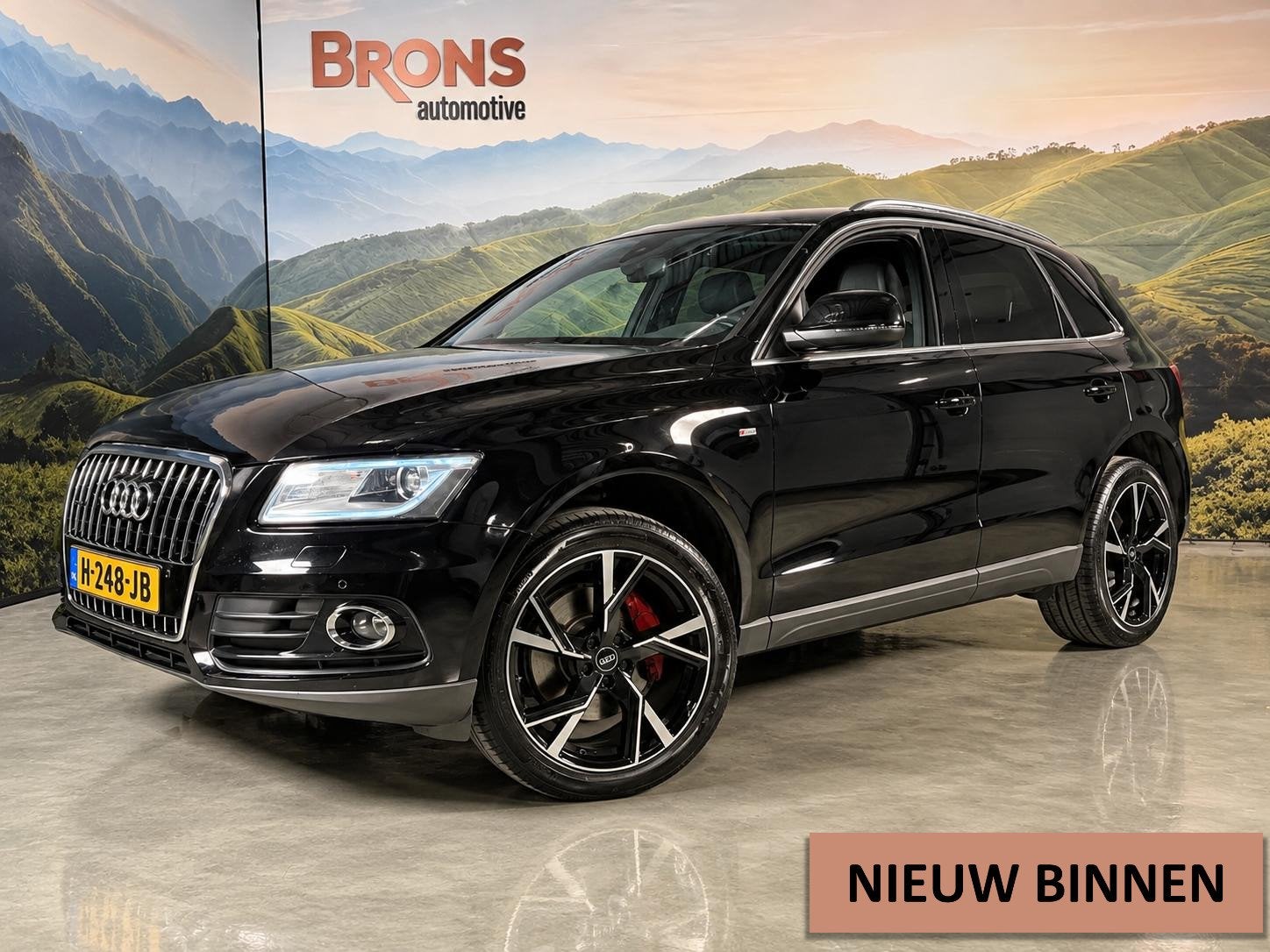 Audi Q5 3.0 TFSI quattro Sport Edition 272 Pk l compleet his, Auto's, Automaat, Euro 5, Gebruikt, Zwart