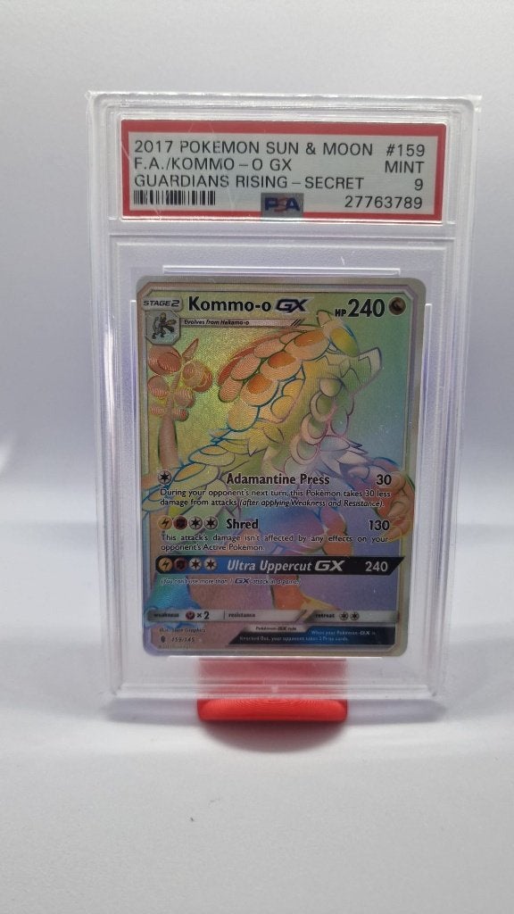 Kommo-o GX 159 – PSA 9, Hobby en Vrije tijd, Ophalen of Verzenden, Nieuw, Losse kaart