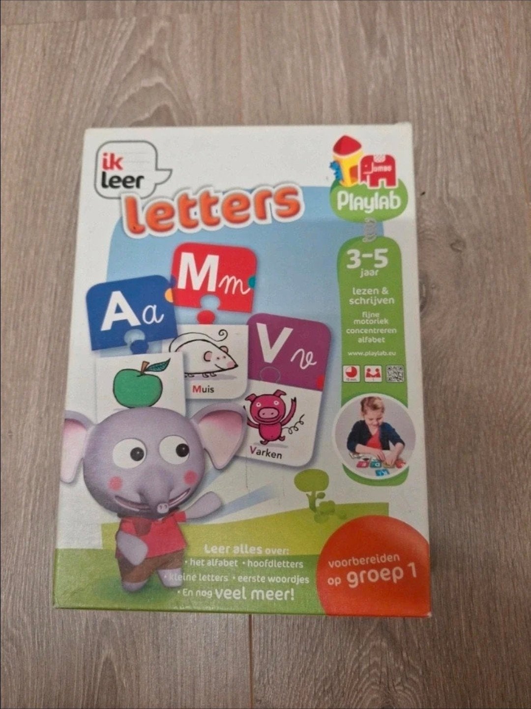Jumbo Ik Leer Letters Playlab - Educatief Spel 3-5 jaar, Ophalen of Verzenden, Zo goed als nieuw, Taal en Lezen