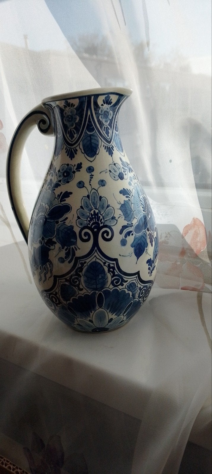 Regina Delfts Blauw Kan - 23cm Hoog, Antiek en Kunst, Ophalen of Verzenden